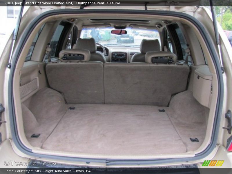 Champagne Pearl / Taupe 2001 Jeep Grand Cherokee Limited 4x4