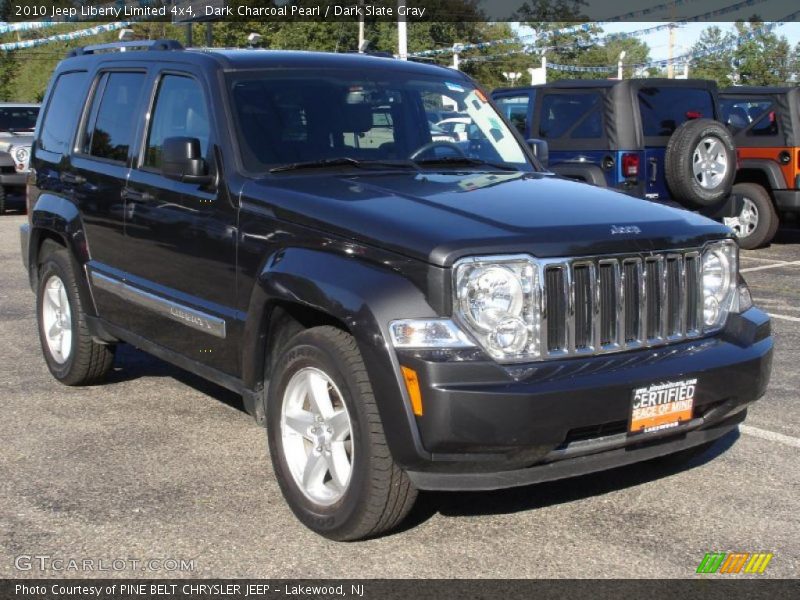 Dark Charcoal Pearl / Dark Slate Gray 2010 Jeep Liberty Limited 4x4