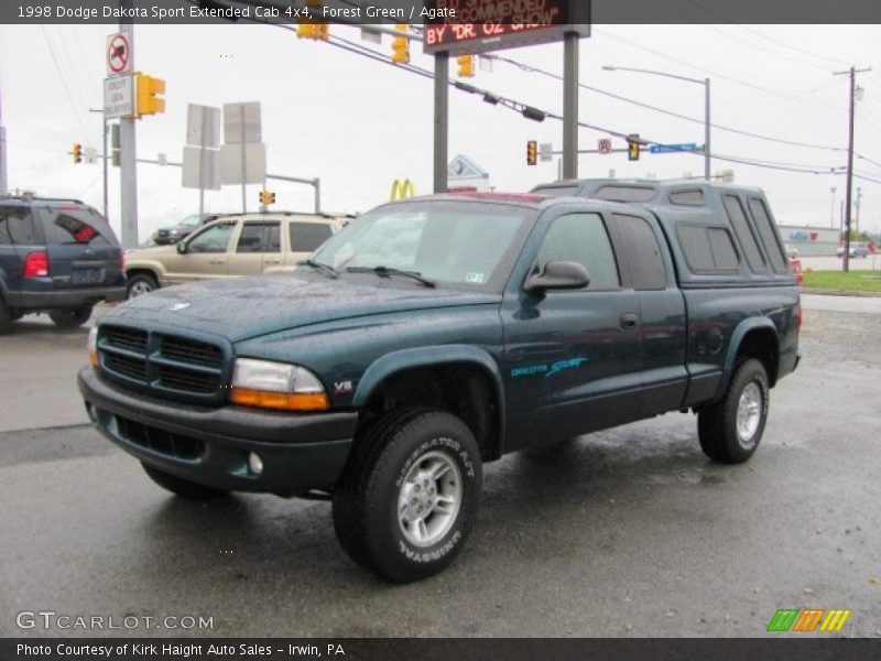 Forest Green / Agate 1998 Dodge Dakota Sport Extended Cab 4x4