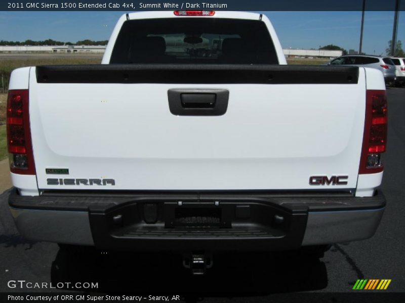 Summit White / Dark Titanium 2011 GMC Sierra 1500 Extended Cab 4x4
