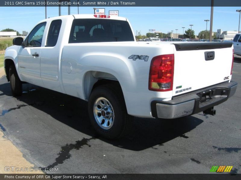Summit White / Dark Titanium 2011 GMC Sierra 1500 Extended Cab 4x4