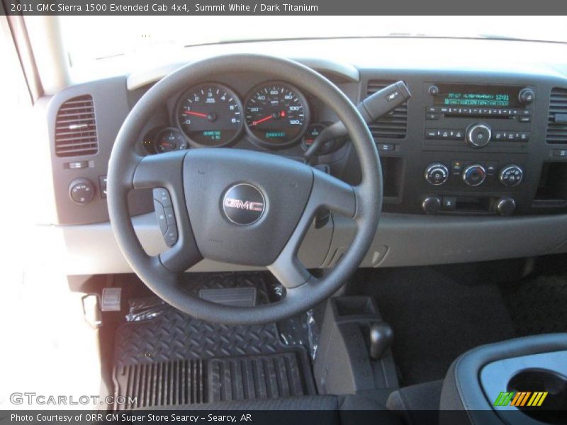 Summit White / Dark Titanium 2011 GMC Sierra 1500 Extended Cab 4x4