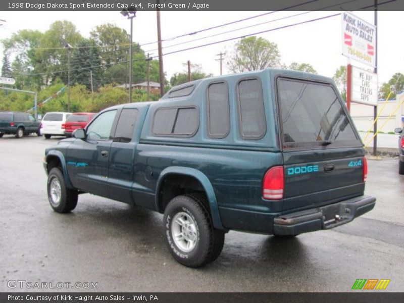 Forest Green / Agate 1998 Dodge Dakota Sport Extended Cab 4x4