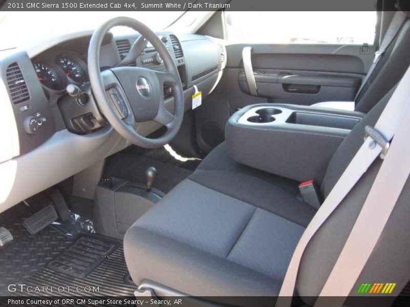 Summit White / Dark Titanium 2011 GMC Sierra 1500 Extended Cab 4x4