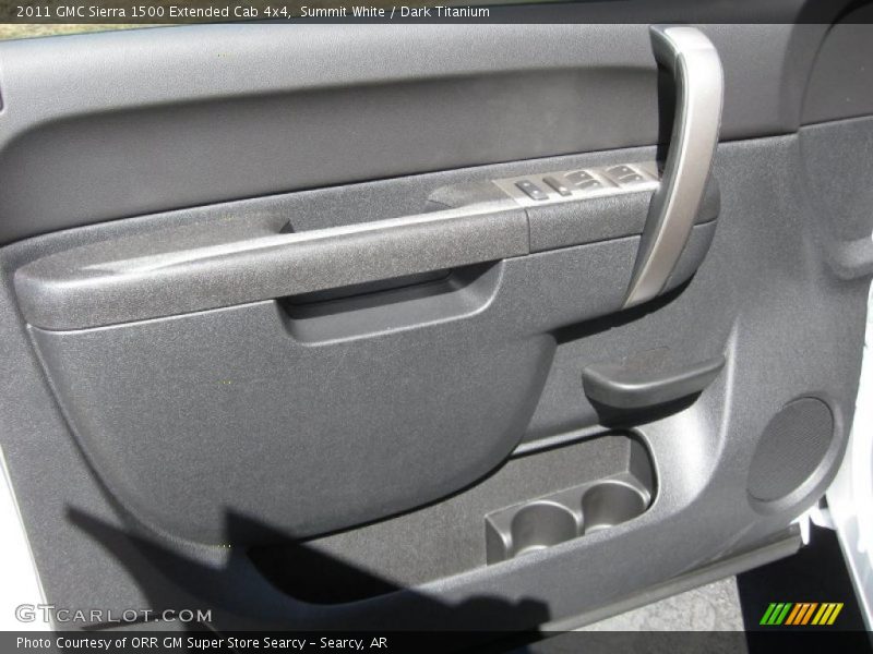 Summit White / Dark Titanium 2011 GMC Sierra 1500 Extended Cab 4x4