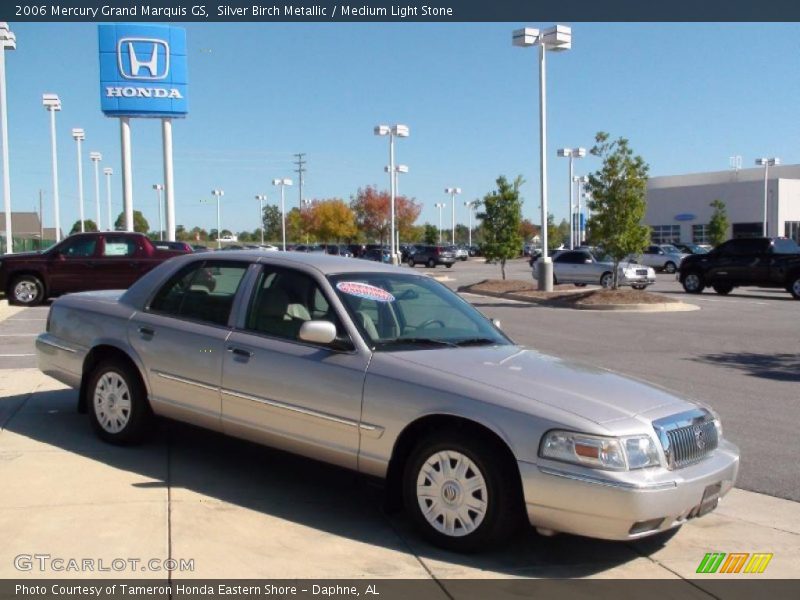 Silver Birch Metallic / Medium Light Stone 2006 Mercury Grand Marquis GS