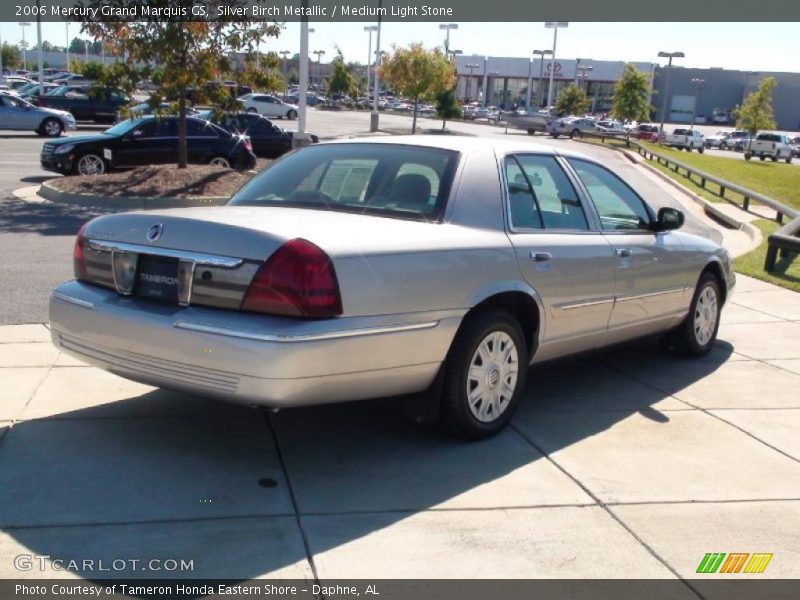 Silver Birch Metallic / Medium Light Stone 2006 Mercury Grand Marquis GS