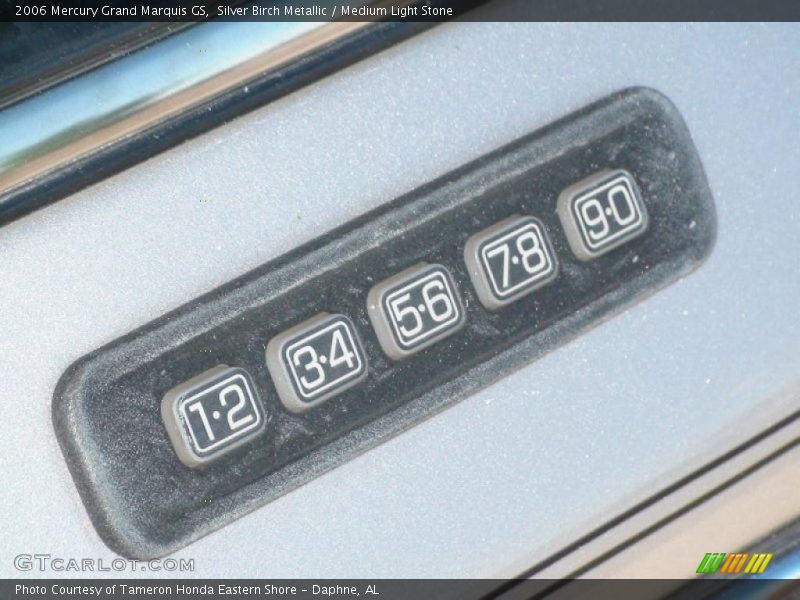 Silver Birch Metallic / Medium Light Stone 2006 Mercury Grand Marquis GS