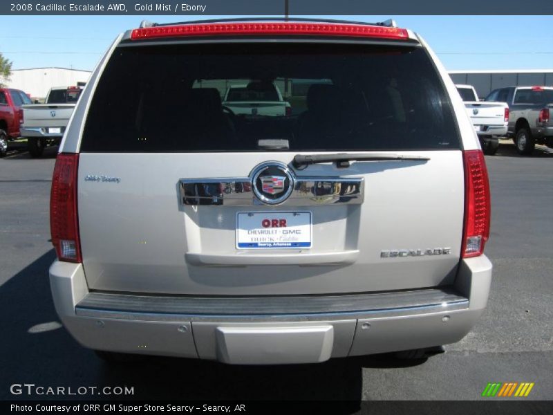 Gold Mist / Ebony 2008 Cadillac Escalade AWD
