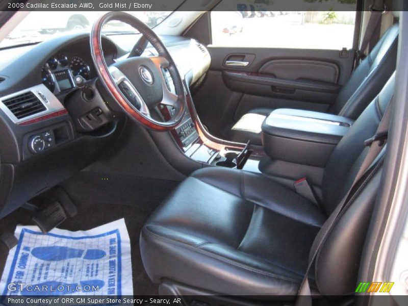 Gold Mist / Ebony 2008 Cadillac Escalade AWD