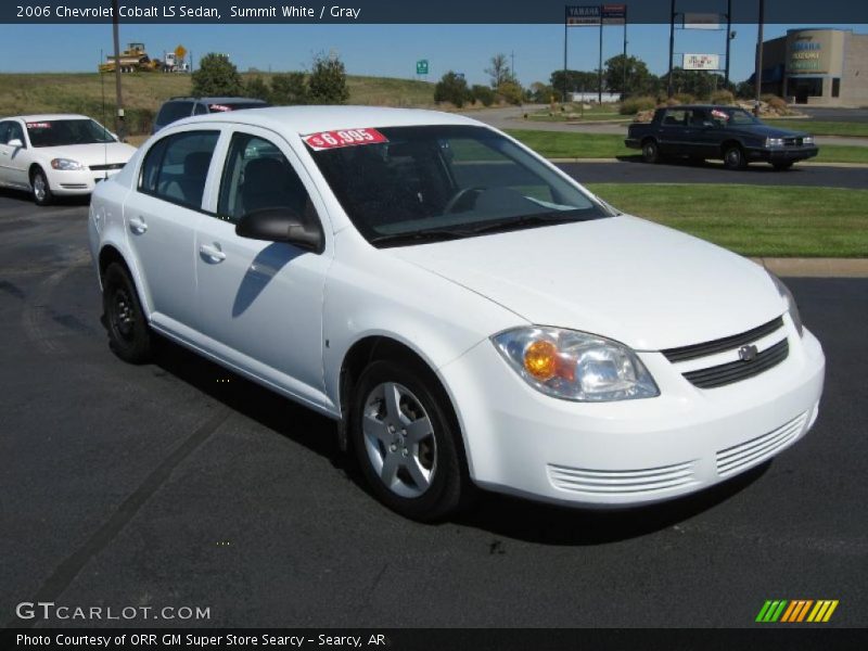 Summit White / Gray 2006 Chevrolet Cobalt LS Sedan