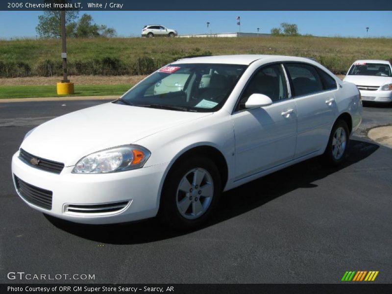 White / Gray 2006 Chevrolet Impala LT