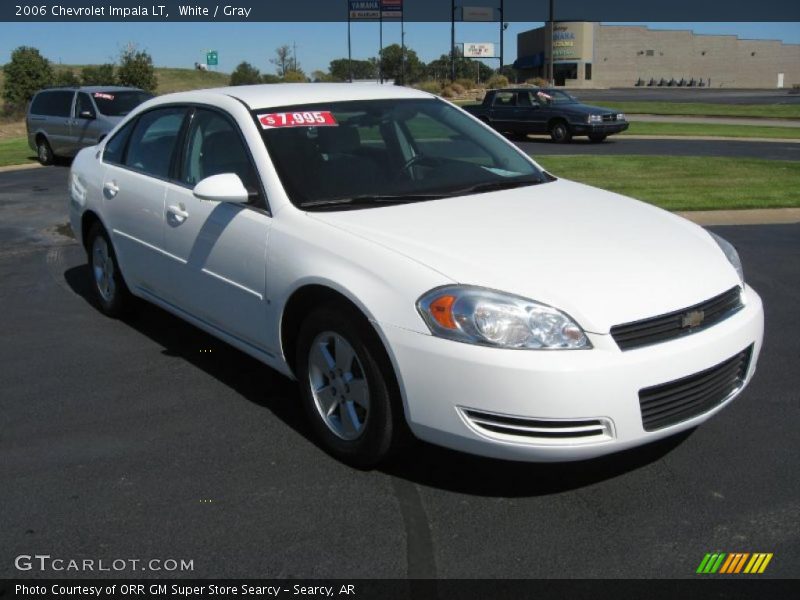 White / Gray 2006 Chevrolet Impala LT