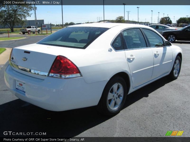 White / Gray 2006 Chevrolet Impala LT