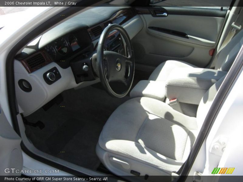 White / Gray 2006 Chevrolet Impala LT