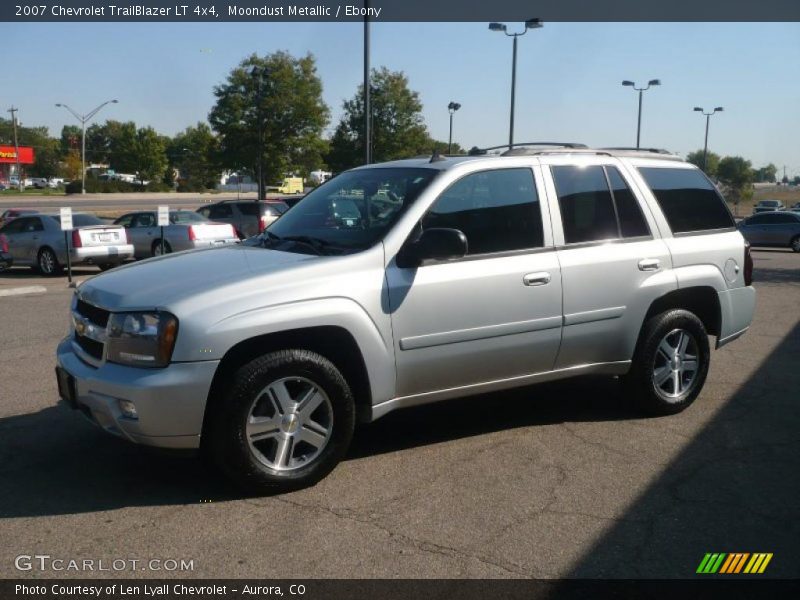 Moondust Metallic / Ebony 2007 Chevrolet TrailBlazer LT 4x4