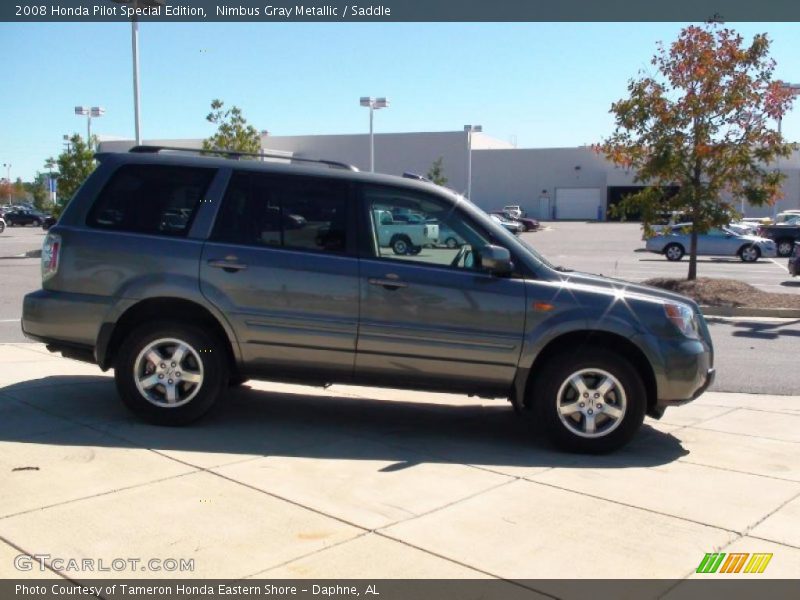 Nimbus Gray Metallic / Saddle 2008 Honda Pilot Special Edition