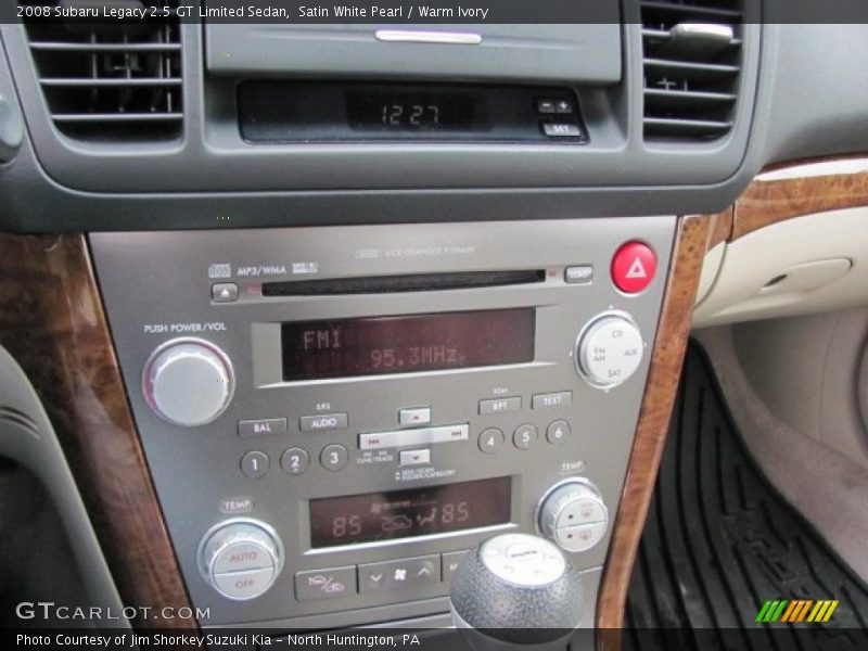 Satin White Pearl / Warm Ivory 2008 Subaru Legacy 2.5 GT Limited Sedan