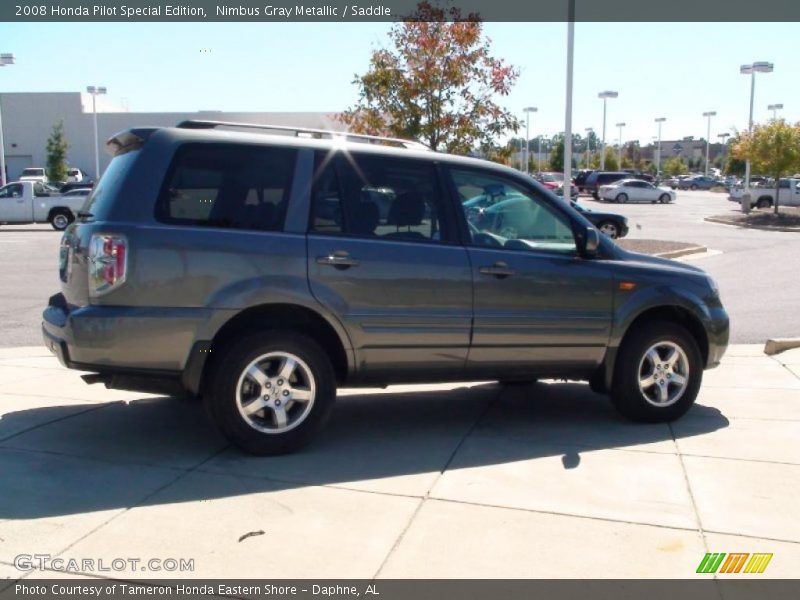 Nimbus Gray Metallic / Saddle 2008 Honda Pilot Special Edition
