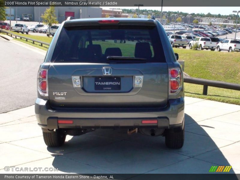 Nimbus Gray Metallic / Saddle 2008 Honda Pilot Special Edition