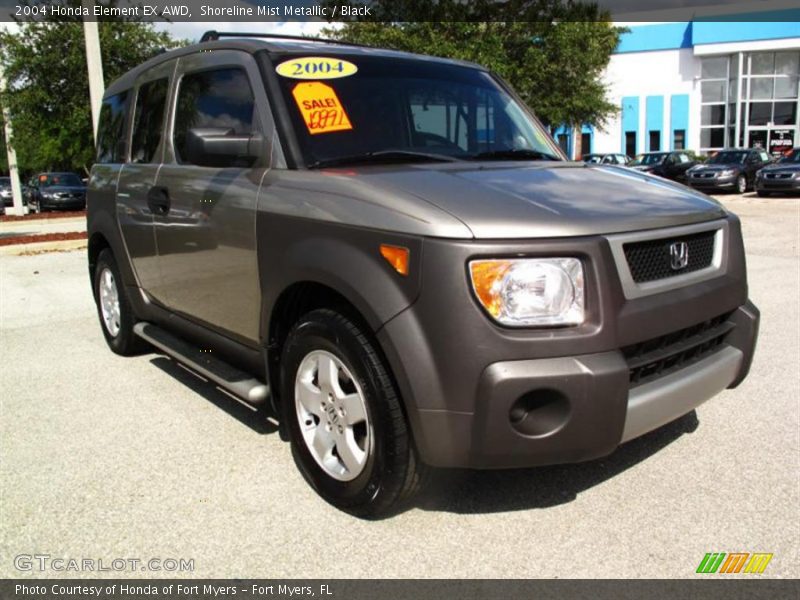 Shoreline Mist Metallic / Black 2004 Honda Element EX AWD