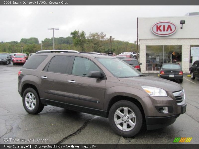Cocoa / Gray 2008 Saturn Outlook XE AWD