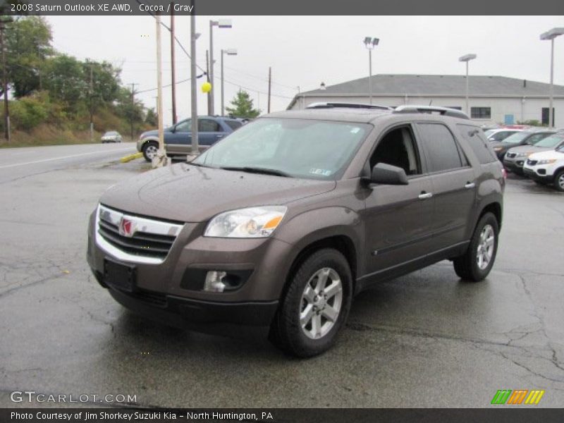 Cocoa / Gray 2008 Saturn Outlook XE AWD