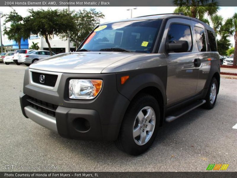 Shoreline Mist Metallic / Black 2004 Honda Element EX AWD