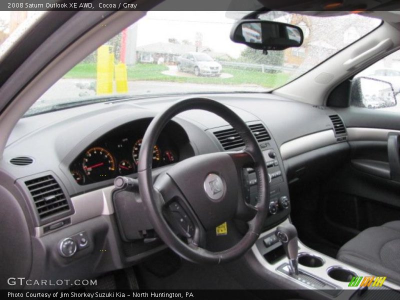 Cocoa / Gray 2008 Saturn Outlook XE AWD