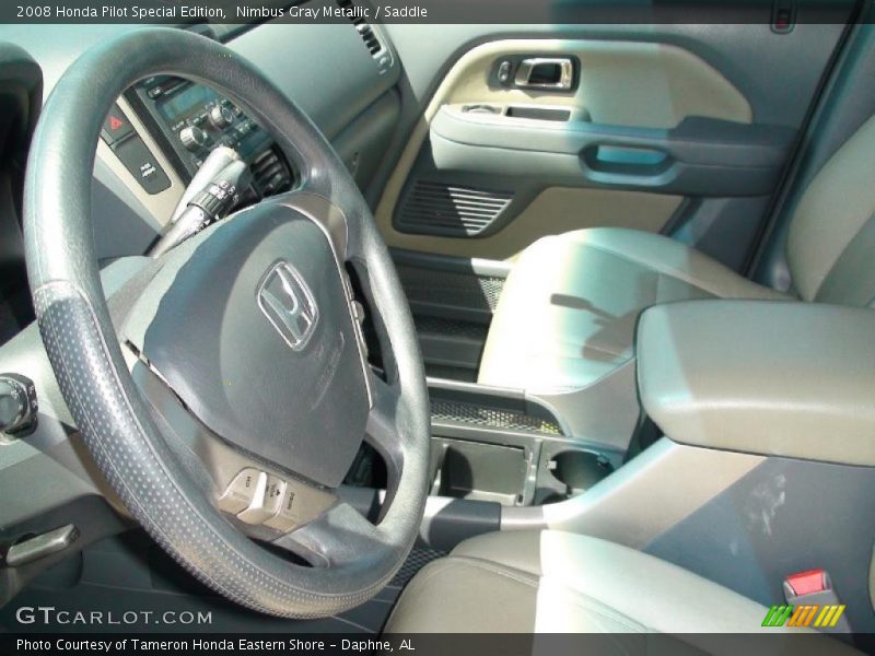 Nimbus Gray Metallic / Saddle 2008 Honda Pilot Special Edition