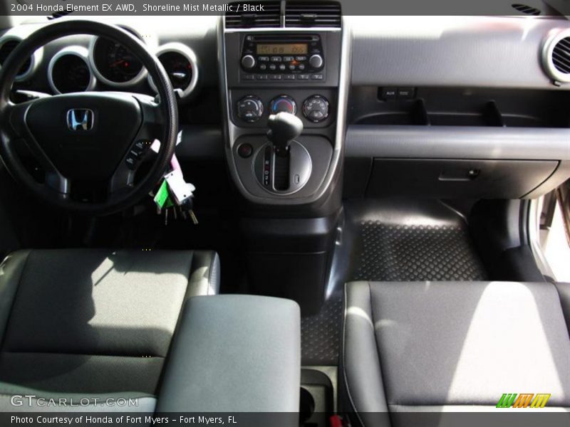 Shoreline Mist Metallic / Black 2004 Honda Element EX AWD