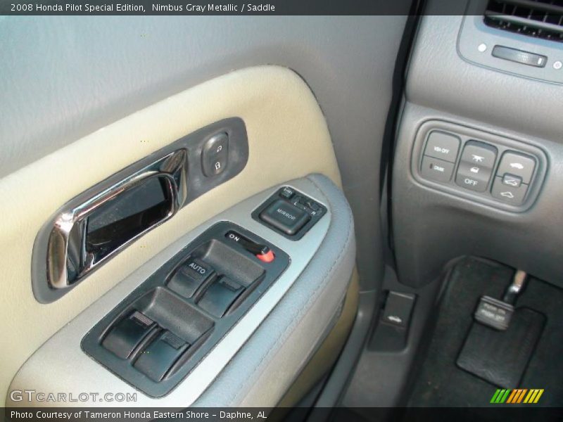 Nimbus Gray Metallic / Saddle 2008 Honda Pilot Special Edition