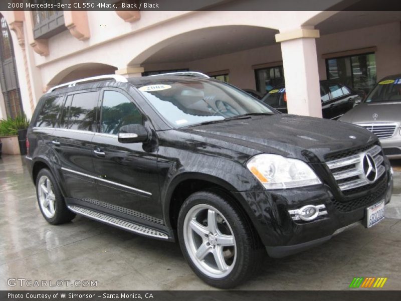 Black / Black 2008 Mercedes-Benz GL 550 4Matic