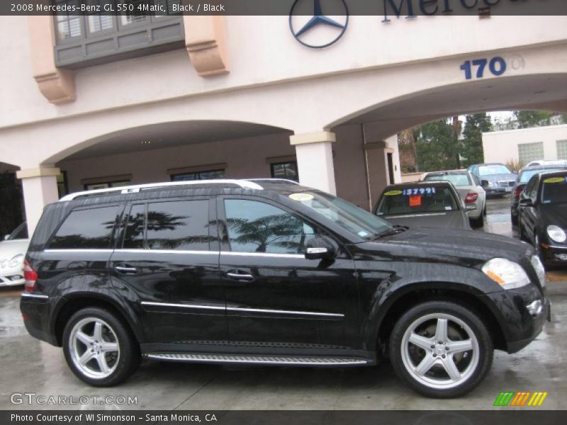Black / Black 2008 Mercedes-Benz GL 550 4Matic