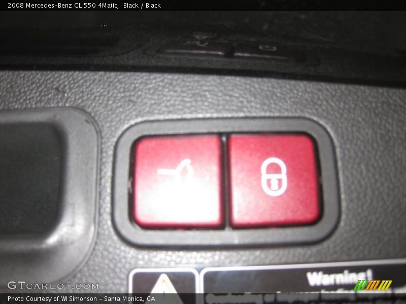 Black / Black 2008 Mercedes-Benz GL 550 4Matic
