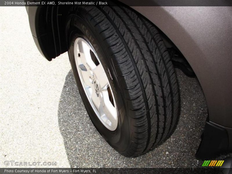 Shoreline Mist Metallic / Black 2004 Honda Element EX AWD