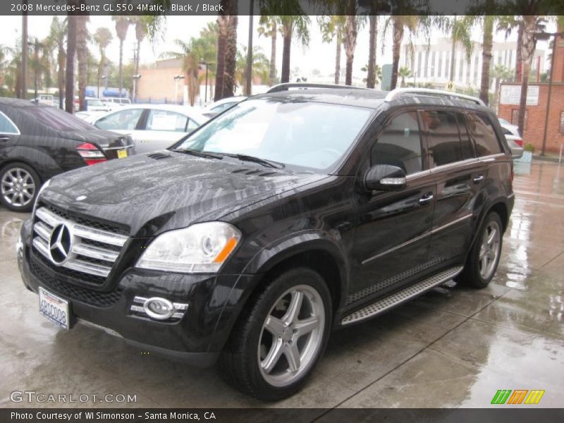 Black / Black 2008 Mercedes-Benz GL 550 4Matic