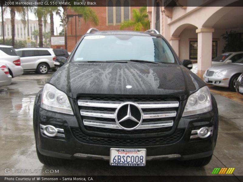Black / Black 2008 Mercedes-Benz GL 550 4Matic