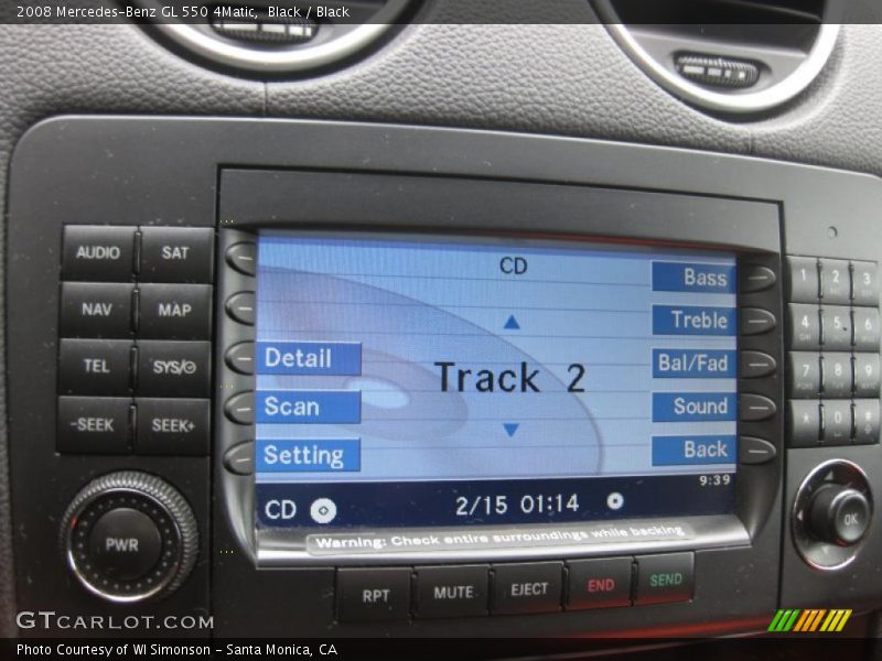 Black / Black 2008 Mercedes-Benz GL 550 4Matic