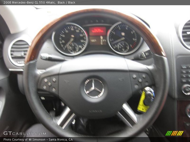 Black / Black 2008 Mercedes-Benz GL 550 4Matic