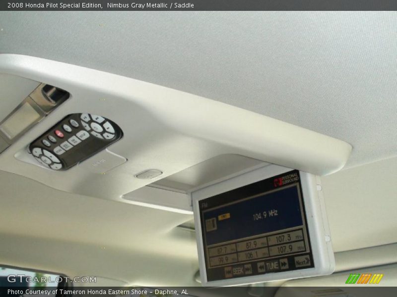 Nimbus Gray Metallic / Saddle 2008 Honda Pilot Special Edition