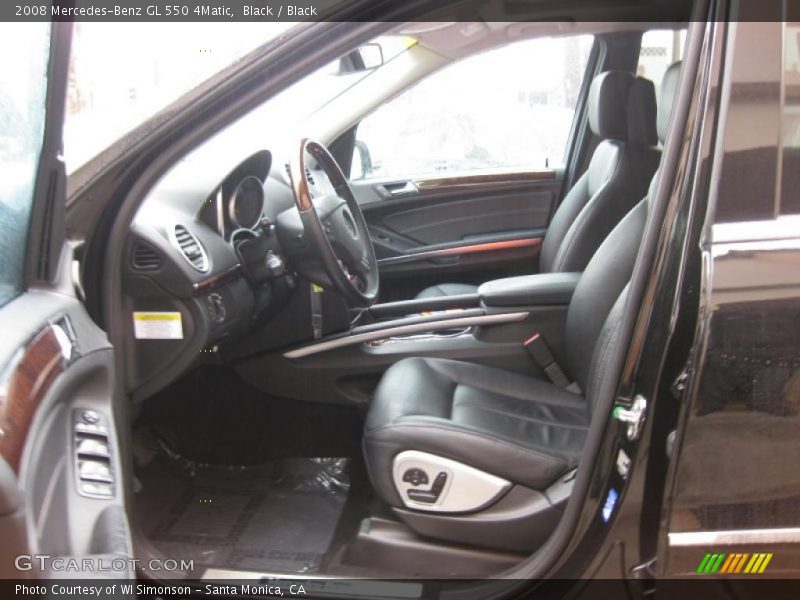 Black / Black 2008 Mercedes-Benz GL 550 4Matic