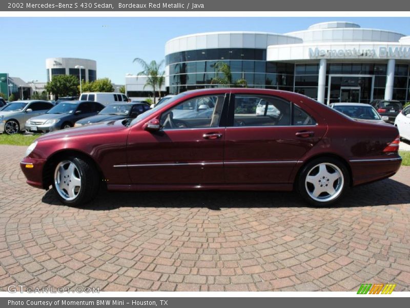 Bordeaux Red Metallic / Java 2002 Mercedes-Benz S 430 Sedan