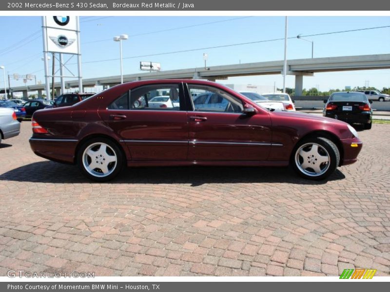 Bordeaux Red Metallic / Java 2002 Mercedes-Benz S 430 Sedan