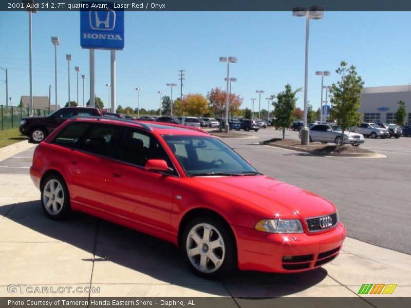 Laser Red / Onyx 2001 Audi S4 2.7T quattro Avant