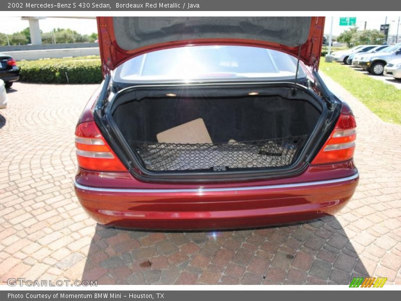 Bordeaux Red Metallic / Java 2002 Mercedes-Benz S 430 Sedan