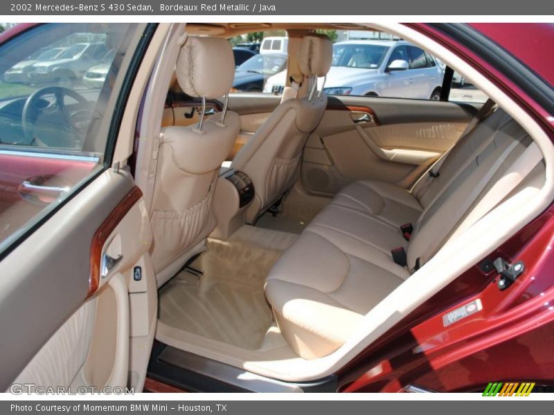 Bordeaux Red Metallic / Java 2002 Mercedes-Benz S 430 Sedan