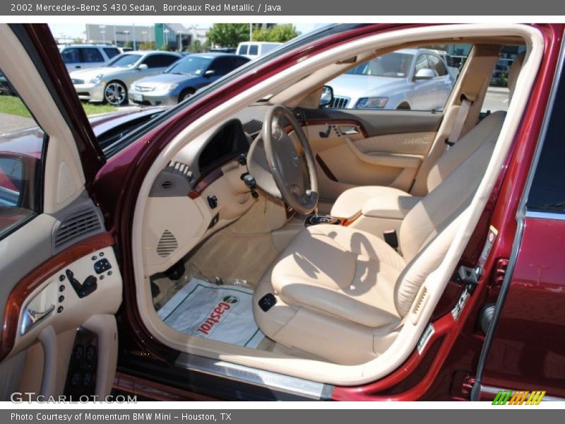 Bordeaux Red Metallic / Java 2002 Mercedes-Benz S 430 Sedan
