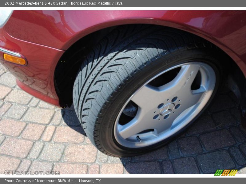 Bordeaux Red Metallic / Java 2002 Mercedes-Benz S 430 Sedan