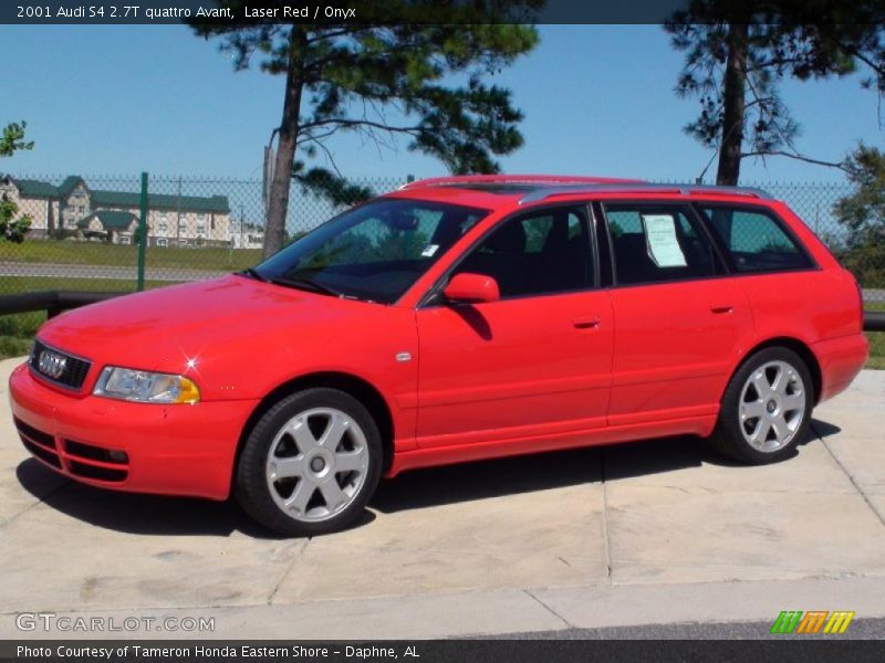 Laser Red / Onyx 2001 Audi S4 2.7T quattro Avant
